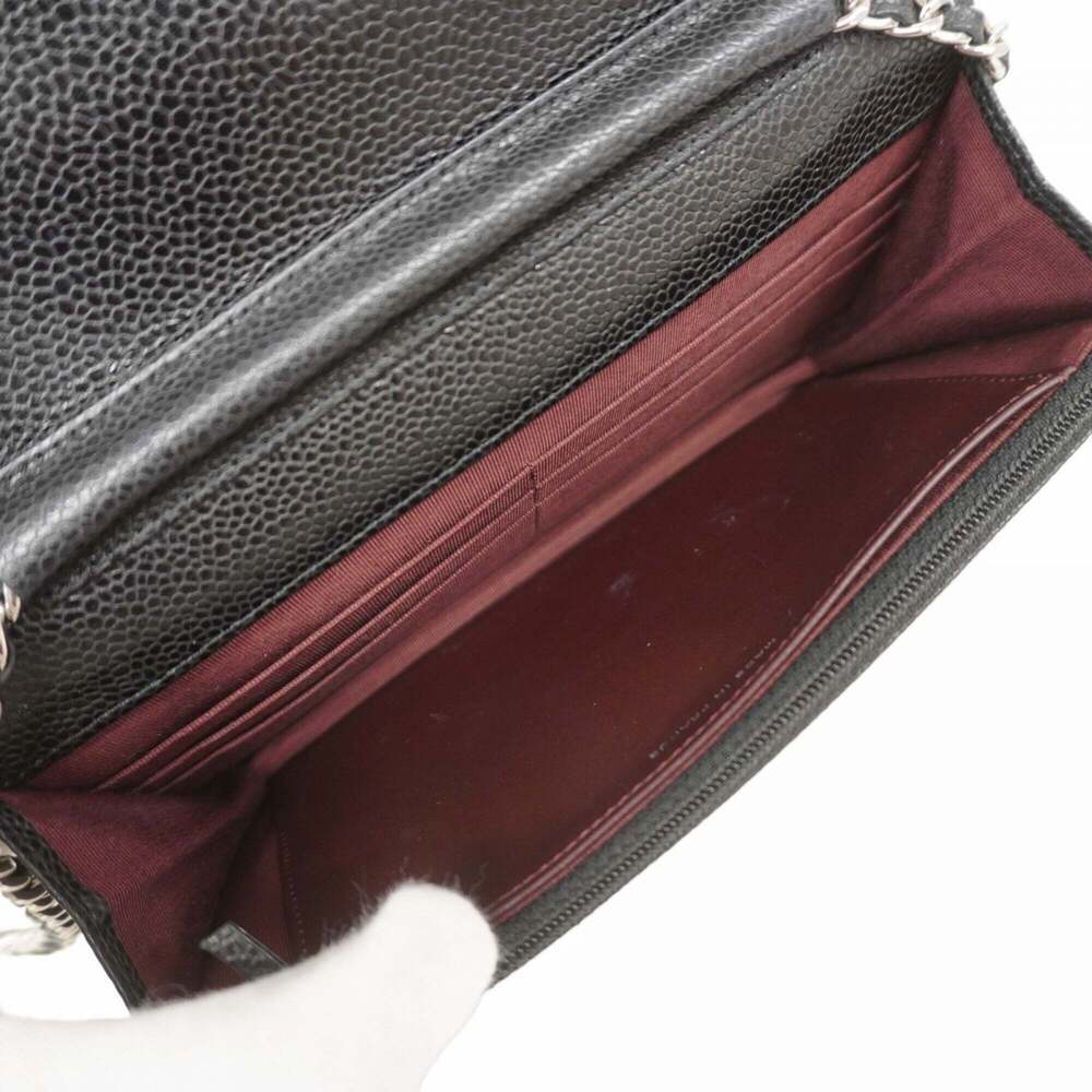 CHANEL Black Caviar Leather Wallet - Picture 6 of 10